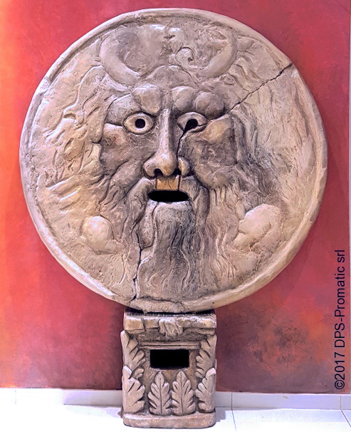 Magnete Frigorifero 3D Roma – La Bocca Della Verità – Souvenir Da Viaggio Italia